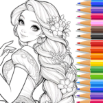 Princess ColoringDrawing Game APK MOD Unlimited Money 1.801